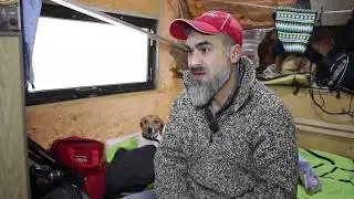 A famous road traveler set off on a solo journey across the country.
