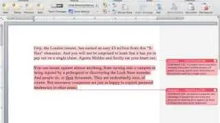Close Reading Level 1: Paraphrasing with Microsoft Word