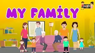 My Family  | Let’s Learn About Family |  KooBoo | Learn My Family For Kids | English Kids Learning