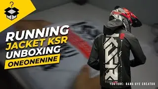 Running Jacket Unboxing | RUNNING JACKET PUSH THE LIMIT BLACK KSR ONEONENINE | Original