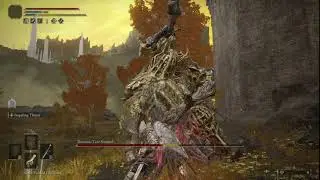 Elden Ring - Draconic Tree Sentinel Stance Break Combo No Damage | Bastard Sword (Impaling Thrust).