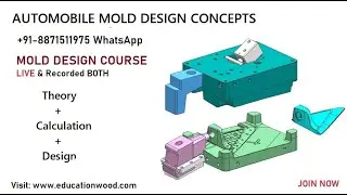 Automobile ANGLE Slider MOLD Design/MOLD Design Course