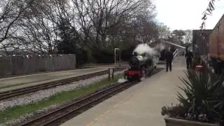 Katie's First Steam Movement at the Kirklees Light Railway