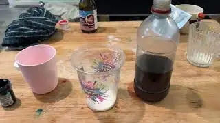 Volcano Eruption with Soda and Vinegar