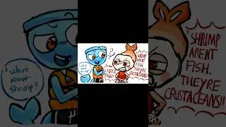 Dandys world comic dub ! / Shrimpo x Finn / Ragebait / Funny comic / 