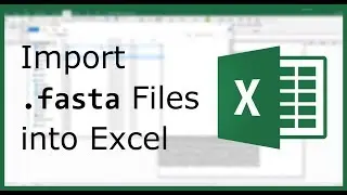 Import FASTA Sequence Files into Excel