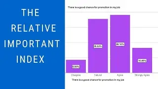 How to Calculate Relative Important Index for Likert scales variables ?