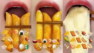 asmr DELICIOUS SPICY CHEESE TTEOKBOKKI FOR SLEEP RELAXING 수면유도 치즈 떡볶이 모음집 MUKBANG eating sounds
