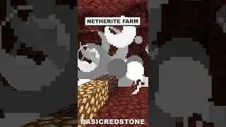 Netherite Farm Minecraft! #minecraft #shorts