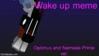 Wake up meme (Optimus and Nemesis Prime ver.)