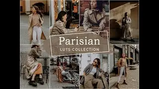 Parisian Video LUTs - Influencer LUTs - Lut for video filter - luts for premiere pro- Free VN Lut
