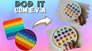 COMO FAZER FIDGET TOYS COM EVA E PAPELÃO ✂️ 