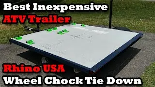 Best Inexpensive ATV Trailer / Rhino USA Wheel Chock Tie Down Kit