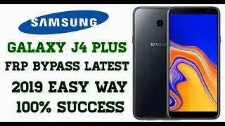 Bypass FRP Google Account Samsung Galaxy J4 plus Android 8.1 Without Pc