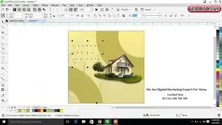 Real Estate Social Media Post Design Tutorial in coreldraw