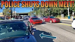 SRT BREE'S CAR MEET SHUTS DOWN THE STREET!! *POLICE WERE MAD*