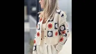 🌟👍🔥Модели из «бабушкиного квадрата» крючком - Crochet granny square patterns
