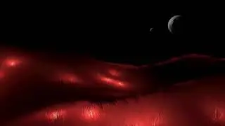 Alien Landscape at night