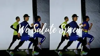 We Salute Speed by breaking it. Xtep Race Family out now.