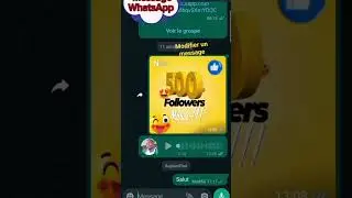 modifier un message WhatsApp