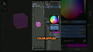 Learn Blender in 1 Minute: 3 – Add Color and Materials in Blender