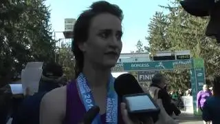 Sarah Drevon Fastest Female in 2014 Borgess Half Marathon