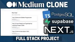Build A Medium Clone With Next.js, Supabase V2, NextUI, and PostgreSQL (TypeScript Tutorial)