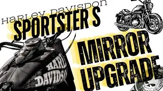 Harley Davidson Sportster S - Fenrir Mirror upgrade on motorcycle