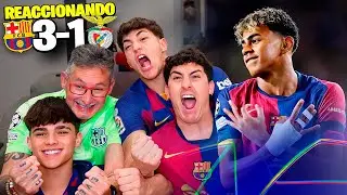 REACCIONANDO al FC BARCELONA 3-1 BENFICA *Lamine Yamal es IMPARABLE*