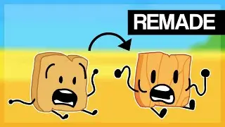 BFDI assets vs Remade Custom assets