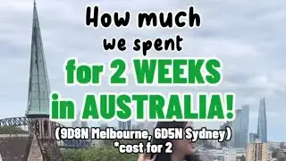 14 days in Australia - Total cost! 🇦🇺 💸