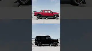 Suspension test G-Wagon and RAM 😮 #shorts