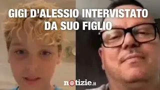 Andrea D’Alessio intervista il padre in un video pubblicato sui social