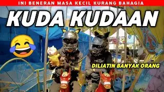 KUCING GARONG GEMOY MAIN KUDA-KUDAAN DI PASAR MALEM...