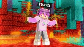 Ich habe HARDCORE Minecraft im NETHER Durchgespielt!🔥