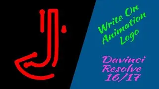 Write On Animation Logo - DaVinci Resolve 16/17
