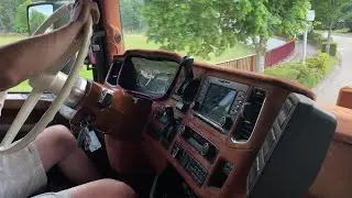 Scania R580 Exhaust pipes V8 sound + Fully Loaded Uphill Exterior View