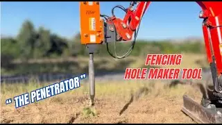 The Perfect Pilot Hole IS Possible!  **NEW** Fencing Tool - THOR Hole Maker AKA "The Penetrator"
