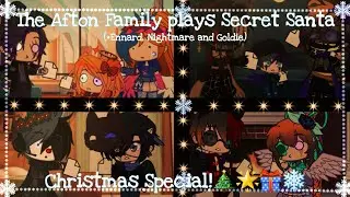 The Afton Family plays Secret Santa // +Ennard, Nightmare and Goldie // Christmas Special // My AU!!