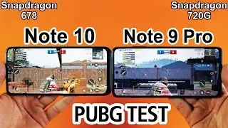 Redmi Note 10 vs Redmi Note 9 Pro PUBG MOBILE TEST - Snapdragon 678 vs Snapdragon 720G PUBG TEST😱