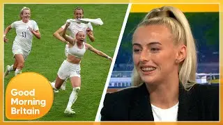 Euro's Hero Chloe Kelly Celebrating England's Win & Inspiring Next Generation | Good Morning Britain