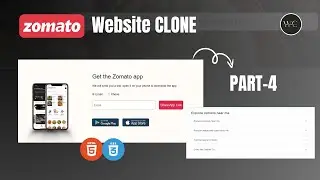 Part 4:  Create Zomato Website Clone Using HTML, CSS  | Zomato Clone | HTML CSS Website | In Hindi