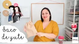 DIY Saco de yute para ajos y cebollas
