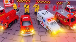 Пожарные машинки: От игрушек к настоящему героизму 🔥🚒  Умные машинки