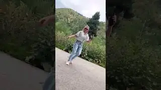 Мои первые шаги в #шаффлтанец 🕺 #горы