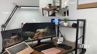 MY DESK SETUP 2021 | Minimal Affordable and Aesthetic Workplace/Study Setup
