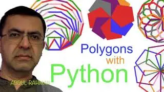 11 Let's draw polygons by programming a function in Python | Cool patterns |  Cool designs