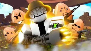 LITERALMENTE SOY UNA PAPA CON ARMAS EN ROBLOX