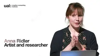 Talk: Anna Riddler, Artist and Researcher