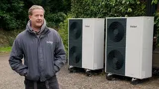 Rural home heat pump installation - aroTHERM plus